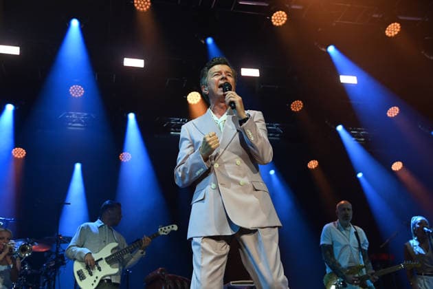 Rick ASTLEY (GBR,Saenger), live,Konzert, Buehne stage,Tollwood Festival am 07.07.2026 *** Rick Astley (GBR), singer, live, concert, stage, Tollwood Festival on July 7, 2026