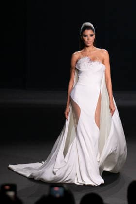PFW - Stephane Rolland Runway A model walks the runway during the Stephane Rolland Haute Couture Fall Winter 2026 2027 show as part of Paris Fashion Week in Paris, France on July 07, 2026. Photo by Laurent Zabulon ABACAPRESS.COM  Copyright: xZabulonxLaurent ABACAx