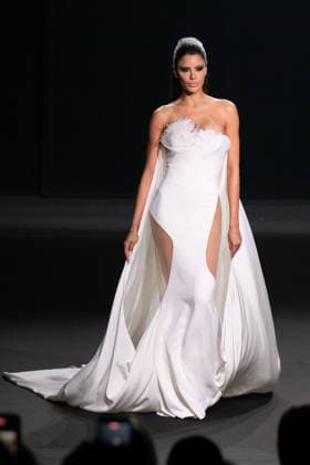 PFW - Stephane Rolland Runway A model walks the runway during the Stephane Rolland Haute Couture Fall Winter 2026 2027 show as part of Paris Fashion Week in Paris, France on July 07, 2026. Photo by Laurent Zabulon ABACAPRESS.COM  Copyright: xZabulonxLaurent ABACAx