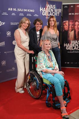 Maren Kroymann, Bettina Boettinger, Gaby Koester and Esther Schweins attend the premiere of the documentary film Was Haben Wir Gelacht on July 7, 2026, at the Cineplex Filmpalast in Cologne, Germany Premiere of the documentary film Was Haben Wir Gelacht at the Cineplex Filmpalast in Cologne, Germany *** Maren Kroymann, Bettina Boettinger, Gaby Koester, and Esther Schweins attended the premiere of the documentary film *Was Haben Wir Gelacht* on July 7, 2026, at the Cineplex Filmpalast in Cologne, Germany. Premiere of the documentary film *Was Haben Wir Gelacht* at the Cineplex Filmpalast in Cologne, Germany