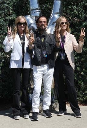 Beverly Hills CA July 07: Marjorie Bach, Ringo Starr, Barbara Bach. at the Ringo s Peace & Love Birthday Celebration held at The Beverly Hills Park in Los Beverly Hills, CA. on July 07, 2026 Credit: AdMedia Beverly Hills USA - ZUMAa123 20260707_zaa_a123_138 Copyright: xADx
