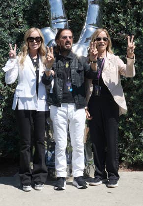 Beverly Hills CA July 07: Marjorie Bach, Ringo Starr, Barbara Bach. at the Ringo s Peace & Love Birthday Celebration held at The Beverly Hills Park in Los Beverly Hills, CA. on July 07, 2026 Credit: AdMedia Beverly Hills USA - ZUMAa123 20260707_zaa_a123_145 Copyright: xADx