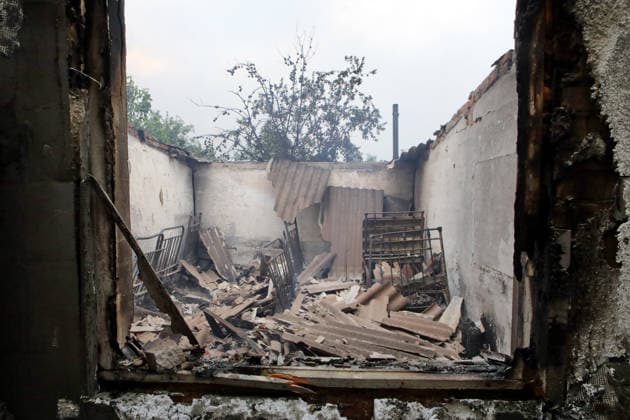 RECORD DATE NOT STATED Damaged beds inside a building destroyed in a massive combined Russian attack, Vyshneve, Kyiv region, Ukraine, on July 6, 2026. Russian forces launched a large-scale attack on the city and the region using ballistic and cruise missiles, as well as attack drones. Dozens of houses on five streets were destroyed, while warehouses and businesses sustained damage. More than 600 local residents were evacuated due to the detonation of explosive hazards. Six people were killed and at least 26 others were injured, including a nine-month-old baby and a 12-year-old child (Photo by Volodymyr Tarasov Ukrinform) Russian forces strike Zaporizhzhia with two guided bombs  Copyright: xVolodymyrxTarasovx