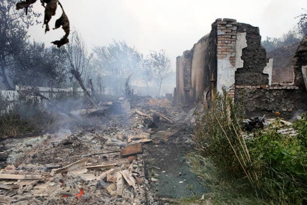 RECORD DATE NOT STATED The ruins of a residential building destroyed in a massive combined Russian attack, Vyshneve, Kyiv region, Ukraine, on July 6, 2026. Russian forces launched a large-scale attack on the city and the region using ballistic and cruise missiles, as well as attack drones. Dozens of houses on five streets were destroyed, while warehouses and businesses sustained damage. More than 600 local residents were evacuated due to the detonation of explosive hazards. Six people were killed and at least 26 others were injured, including a nine-month-old baby and a 12-year-old child (Photo by Volodymyr Tarasov Ukrinform) Russian forces strike Zaporizhzhia with two guided bombs  Copyright: xVolodymyrxTarasovx