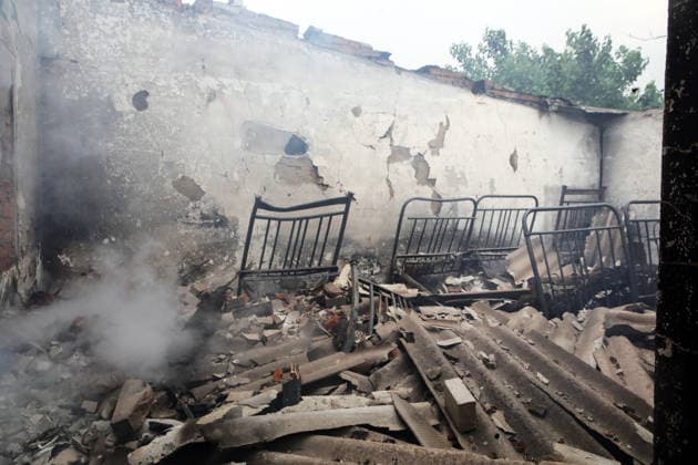 RECORD DATE NOT STATED Damaged beds inside a building destroyed in a massive combined Russian attack, Vyshneve, Kyiv region, Ukraine, on July 6, 2026. Russian forces launched a large-scale attack on the city and the region using ballistic and cruise missiles, as well as attack drones. Dozens of houses on five streets were destroyed, while warehouses and businesses sustained damage. More than 600 local residents were evacuated due to the detonation of explosive hazards. Six people were killed and at least 26 others were injured, including a nine-month-old baby and a 12-year-old child (Photo by Volodymyr Tarasov Ukrinform) Russian forces strike Zaporizhzhia with two guided bombs  Copyright: xVolodymyrxTarasovx
