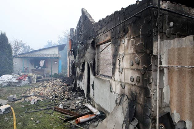 RECORD DATE NOT STATED The aftermath of a massive combined Russian attack on a residential building, Vyshneve, Kyiv region, Ukraine, on July 6, 2026. Russian forces launched a large-scale attack on the city and the surrounding region using ballistic and cruise missiles, as well as attack drones. Dozens of houses on five streets were destroyed, while warehouses and businesses were damaged. More than 600 local residents were evacuated because of the risk posed by unexploded ordnance. Six people were killed and at least 26 injured, including a nine-month-old infant and a 12-year-old child (Photo by Volodymyr Tarasov Ukrinform) Russian forces strike Zaporizhzhia with two guided bombs  Copyright: xVolodymyrxTarasovx