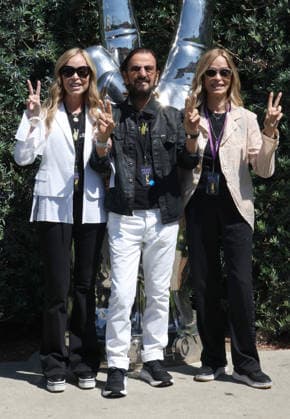 Ringo s Peace & Love Birthday Celebration 07 July 2026 . Beverly Hills, California - Marjorie Bach, Ringo Starr, Barbara Bach At The Ringo s Peace & Love Birthday Celebration held at The Beverly Hills Park in Beverly Hills., Credit:Sadou Faye Faye Sadou Avalon United States, CA, Beverly Hills, Beverly Hills Park  Copyright: xSadouxFayex xFayexSadoux xAvalonx 1115095211
