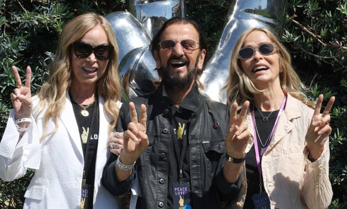 Ringo s Peace & Love Birthday Celebration 07 July 2026 . Beverly Hills, California - Marjorie Bach, Ringo Starr, Barbara Bach At The Ringo s Peace & Love Birthday Celebration held at The Beverly Hills Park in Beverly Hills., Credit:Sadou Faye Faye Sadou Avalon United States, CA, Beverly Hills, Beverly Hills Park  Copyright: xSadouxFayex xFayexSadoux xAvalonx 1115095232