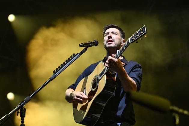 IPA86486205 - Marcus Mumford of Mumford &amp; Sons during the 2026 Tour, at Rock in Roma 2026, on July 27, 2026, in Rome, Italy.  Copyright: xDomenicoxCippitelli LiveMediax xx 86486205