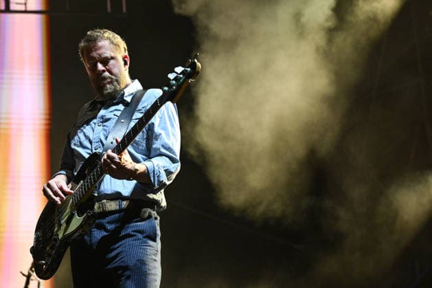 IPA86486206 - Ted Dwane of Mumford &amp; Sons during the 2026 Tour, at Rock in Roma 2026, on July 27, 2026, in Rome, Italy.  Copyright: xDomenicoxCippitelli LiveMediax xx 86486206