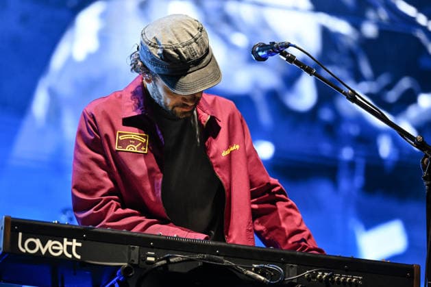 IPA86486336 - Ben Lovett of Mumford &amp; Sons during the 2026 Tour, at Rock in Roma 2026, on July 27, 2026, in Rome, Italy.  Copyright: xDomenicoxCippitelli LiveMediax xx 86486336