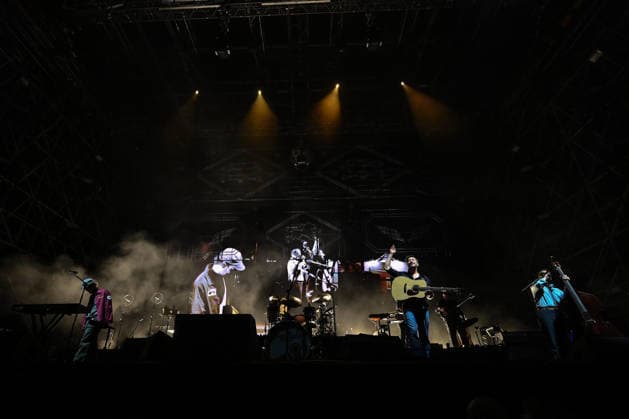IPA86486338 - Mumford &amp; Sons during their 2026 tour, at Rock in Roma 2026, on July 27, 2026, in Rome, Italy.  Copyright: xDomenicoxCippitelli LiveMediax xx 86486338