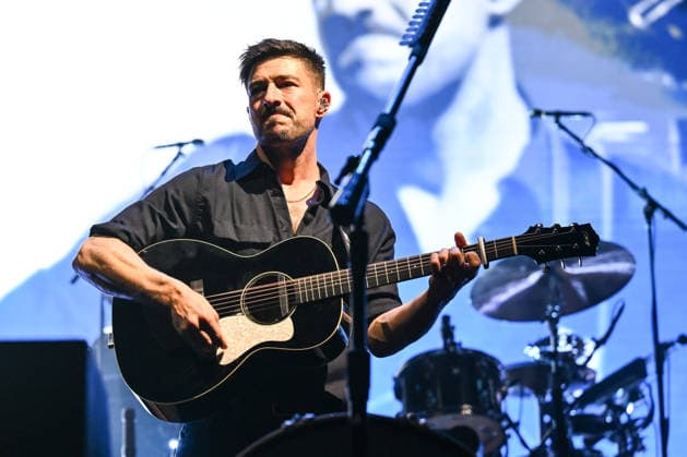 IPA86486339 - Marcus Mumford of Mumford &amp; Sons during the 2026 Tour, at Rock in Roma 2026, on July 27, 2026, in Rome, Italy.  Copyright: xDomenicoxCippitelli LiveMediax xx 86486339