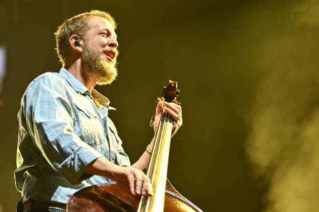 IPA86486341 - Ted Dwane of Mumford &amp; Sons during the 2026 Tour, at Rock in Roma 2026, on July 27, 2026, in Rome, Italy.  Copyright: xDomenicoxCippitelli LiveMediax xx 86486341