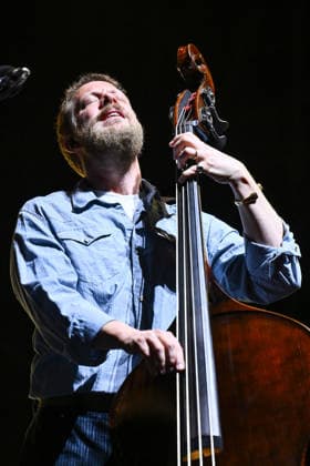 IPA86486359 - Ted Dwane of Mumford &amp; Sons during the 2026 Tour, at Rock in Roma 2026, on July 27, 2026, in Rome, Italy.  Copyright: xDomenicoxCippitelli LiveMediax xx 86486359