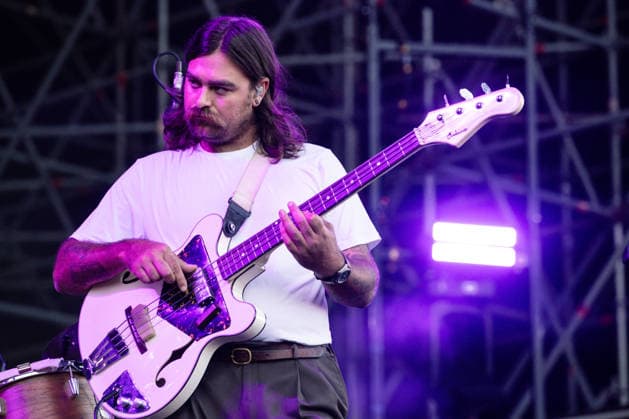 Music Concert - CAAMP - Live in 2026 Matt Vinson, member of the band Caamp, performs on the stage of Rock in Roma on July 07, 2026 at Ippodromo delle Capannelle, Rome, Italy. Rome Ippodromo delle Capannelle Italy Copyright: xEmanuelaxVertollix xLiveMediax LPM_2555983