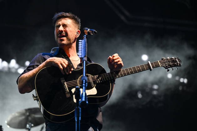 IPA86486374 - Marcus Mumford of Mumford &amp; Sons during the 2026 Tour, at Rock in Roma 2026, on July 27, 2026, in Rome, Italy.  Copyright: xDomenicoxCippitelli LiveMediax xx 86486374