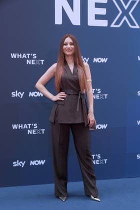 IPA86486342 - Milan, Sky What™s Next Arrivals at the evening event at the Teatro Lirico - Valentina Barbieri  Copyright: xAlbertoxTerenghix xComi Terenghix 86486342