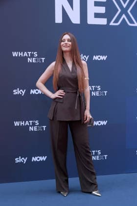 IPA86486347 - Milan, Sky What™s Next Arrivals at the evening event at the Teatro Lirico - Valentina Barbieri  Copyright: xAlbertoxTerenghix xComi Terenghix 86486347