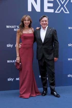 IPA86486409 - Milan, Sky What™s Next arrivals at the evening event at the Teatro Lirico Benedetta Parodi, Fabio Caressa  Copyright: xAlbertoxTerenghix xComi Terenghix 86486409
