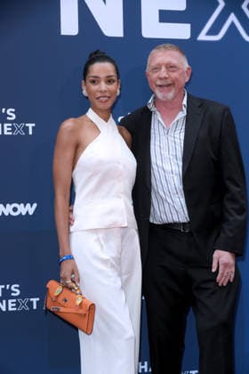 IPA86486553 - Milan, Sky What™s Next arrivals at the evening event at the Teatro Lirico Boris Becker, Lilian de Carvalho Monteiro  Copyright: xAlbertoxTerenghix xComi Terenghix 86486553