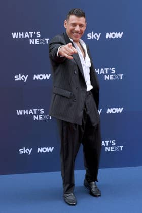 IPA86486220 - Milan, Sky What™s Next - Arrivals at the evening event at the Teatro Lirico - Francesco Gabbani  Copyright: xAlbertoxTerenghix xComi Terenghix 86486220