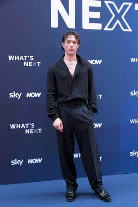 IPA86486227 - Milan, Sky What™s Next - Arrivals at the evening event at the Teatro Lirico - Irama  Copyright: xAlbertoxTerenghix xComi Terenghix 86486227
