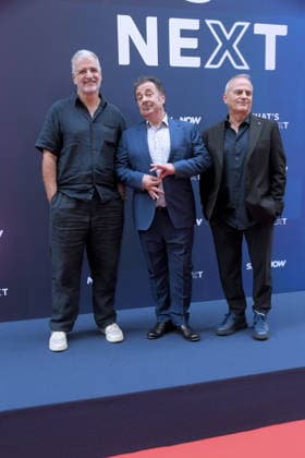 IPA86486293 - Milan, Sky What™s Next - Arrivals at the evening event at the Teatro Lirico - Gialappas Band, Mago Forest  Copyright: xAlbertoxTerenghix xComi Terenghix 86486293