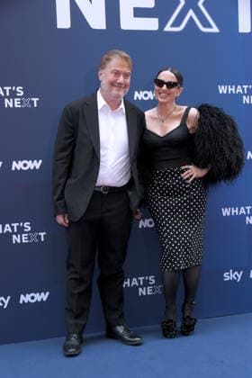 IPA86486385 - Milan, Sky What™s Next arrivals at the evening event at the Teatro Lirico Paolo Guzzanti, Paola Iezzi  Copyright: xAlbertoxTerenghix xComi Terenghix 86486385