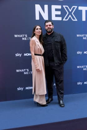 IPA86486429 - Milan, Sky What™s Next arrivals at the evening event at the Teatro Lirico Salvatore Esposito, Silvia D Amico  Copyright: xAlbertoxTerenghix xComi Terenghix 86486429
