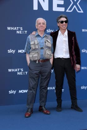 IPA86486519 - Milan, Sky What™s Next arrivals at the evening event at the Teatro Lirico Cochi Ponzoni, Paolo Jannacci  Copyright: xAlbertoxTerenghix xComi Terenghix 86486519