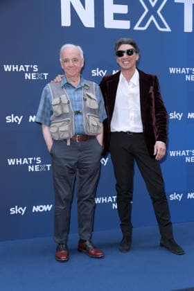 IPA86486527 - Milan, Sky What™s Next arrivals at the evening event at the Teatro Lirico Cochi Ponzoni, Paolo Jannacci  Copyright: xAlbertoxTerenghix xComi Terenghix 86486527