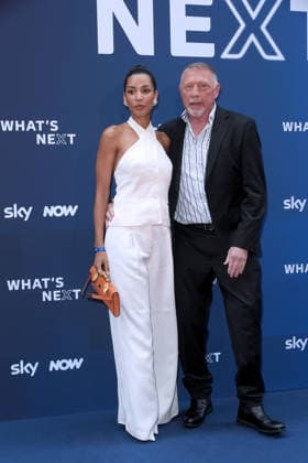 IPA86486550 - Milan, Sky What™s Next arrivals at the evening event at the Teatro Lirico Boris Becker, Lilian de Carvalho Monteiro  Copyright: xAlbertoxTerenghix xComi Terenghix 86486550