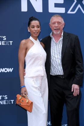 IPA86486554 - Milan, Sky What™s Next arrivals at the evening event at the Teatro Lirico Boris Becker, Lilian de Carvalho Monteiro  Copyright: xAlbertoxTerenghix xComi Terenghix 86486554