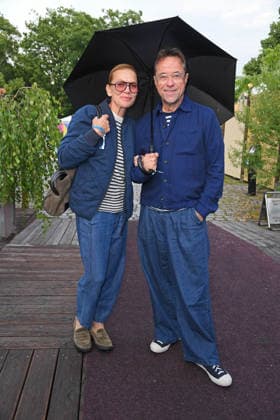 Anna Loos mit Ehemann Jan Josef Liefers beim FEST DER PRODUKTIONSALLIANZ im Tipi am Kanzleramt in Berlin am 07.07.2026 *** Anna Loos with her husband Jan Josef Liefers at the FEST DER PRODUKTIONSALLIANZ at the Tipi am Kanzleramt in Berlin on July 7, 2026