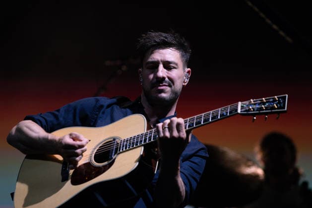 IPA86487391 - Marcus Mumford, a member of the band Mumford &amp; Sons, performs as part of the Prizefighter Tour at Rock in Roma on July 7, 2026, at the Ippodromo delle Capannelle in Rome, Italy.  Copyright: xEmanuelaxVertolli LiveMediax xx 86487391