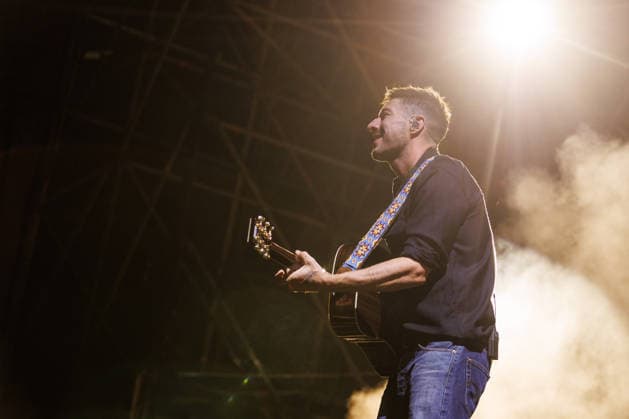 IPA86487493 - Marcus Mumford, a member of the band Mumford & Sons, performs as part of the Prizefighter Tour at Rock in Roma on July 7, 2026, at the Ippodromo delle Capannelle in Rome, Italy.  Copyright: xEmanuelaxVertolli LiveMediax xx 86487493