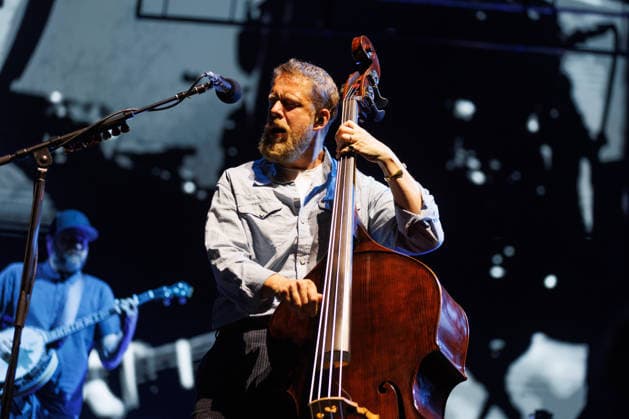 IPA86487496 - Ted Dwane, a member of the band Mumford &amp; Sons, performs as part of the Prizefighter Tour at Rock in Roma on July 7, 2026, at the Ippodromo delle Capannelle in Rome, Italy.  Copyright: xEmanuelaxVertolli LiveMediax xx 86487496