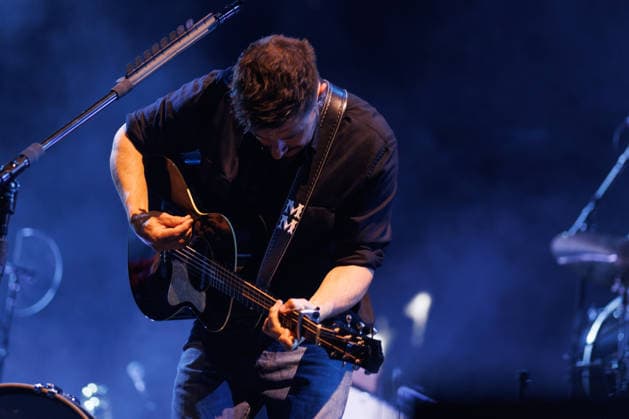 IPA86487502 - Marcus Mumford, a member of the band Mumford & Sons, performs as part of the Prizefighter Tour at Rock in Roma on July 7, 2026, at the Ippodromo delle Capannelle in Rome, Italy.  Copyright: xEmanuelaxVertolli LiveMediax xx 86487502