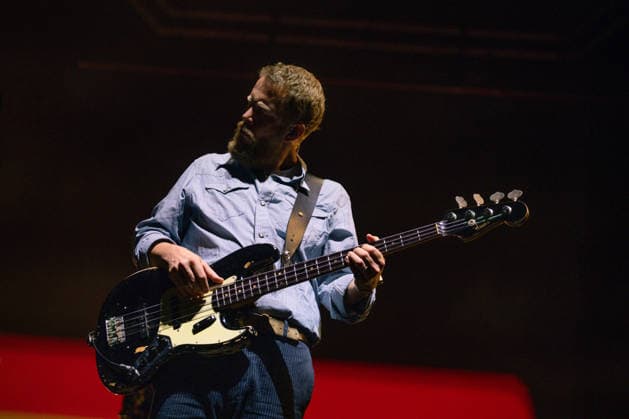 IPA86487399 - Ted Dwane, a member of the band Mumford &amp; Sons, performs as part of the Prizefighter Tour at Rock in Roma on July 7, 2026, at the Ippodromo delle Capannelle in Rome, Italy.  Copyright: xEmanuelaxVertolli LiveMediax xx 86487399
