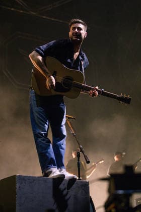 IPA86487505 - Marcus Mumford, a member of the band Mumford &amp; Sons, performs as part of the Prizefighter Tour at Rock in Roma on July 7, 2026, at the Ippodromo delle Capannelle in Rome, Italy.  Copyright: xEmanuelaxVertolli LiveMediax xx 86487505