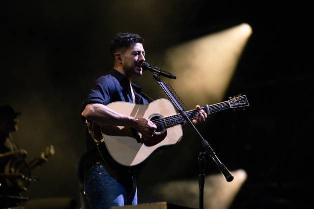 IPA86487506 - Marcus Mumford, a member of the band Mumford &amp; Sons, performs as part of the Prizefighter Tour at Rock in Roma on July 7, 2026, at the Ippodromo delle Capannelle in Rome, Italy.  Copyright: xEmanuelaxVertolli LiveMediax xx 86487506