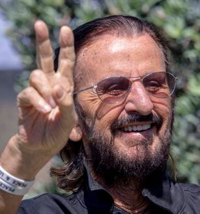 July 07, 2026 - Beverly Hills, California, USA - RINGO STARR, who turns 86 today, arrives for his Annual Peace & Love Birthday Celebration at Beverly Hills Garden Park. Beverly Hills USA - ZUMAce6_ 20260707_zaf_ce6_001 Copyright: xBrianxCahnx