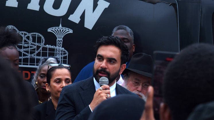 July 7, 2026, Brooklyn, New York, USA: Brooklyn, New York July 7, 2026... New york City Mayor Zohran Mamdani attend a Stop the Gun Violence event in Coney Island Brooklyn. The event was held where 8 people were shot on July 4th at a BBQ. Brooklyn USA - ZUMAct2_ 20260707_faf_ct2_034 Copyright: xBrucexCotlerx