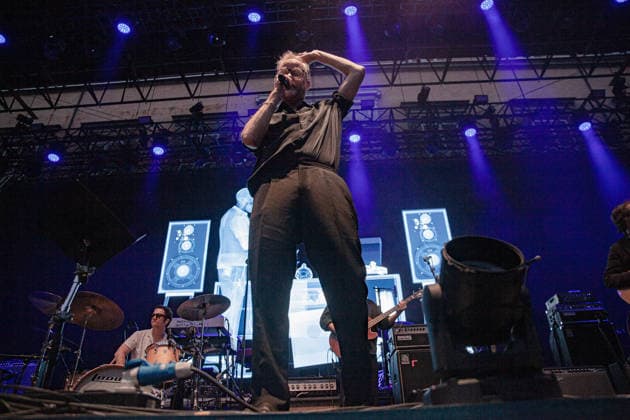 July 7, 2026, Lucca, Toscana, Italy: American singer-songwriter Matt Berninger of the indie-rock band, The National performs live on the stage during the twenty-seventh edition of the Lucca Summer Festival 2026 at Piazza Napoleone. Lucca Italy - ZUMAs197 20260707_aaa_s197_197 Copyright: xCarloxVerganix