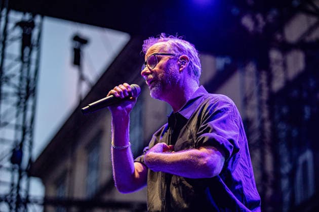 July 7, 2026, Lucca, Toscana, Italy: American singer-songwriter Matt Berninger of the indie-rock band, The National performs live on the stage during the twenty-seventh edition of the Lucca Summer Festival 2026 at Piazza Napoleone. Lucca Italy - ZUMAs197 20260707_aaa_s197_198 Copyright: xCarloxVerganix