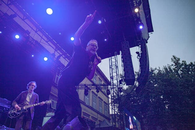 July 7, 2026, Lucca, Toscana, Italy: American singer-songwriter Matt Berninger of the indie-rock band, The National performs live on the stage during the twenty-seventh edition of the Lucca Summer Festival 2026 at Piazza Napoleone. Lucca Italy - ZUMAs197 20260707_aaa_s197_207 Copyright: xCarloxVerganix