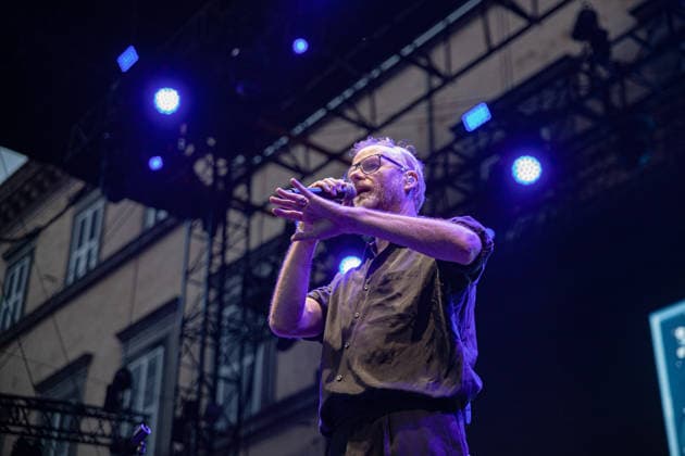 July 7, 2026, Lucca, Toscana, Italy: American singer-songwriter Matt Berninger of the indie-rock band, The National performs live on the stage during the twenty-seventh edition of the Lucca Summer Festival 2026 at Piazza Napoleone. Lucca Italy - ZUMAs197 20260707_aaa_s197_211 Copyright: xCarloxVerganix