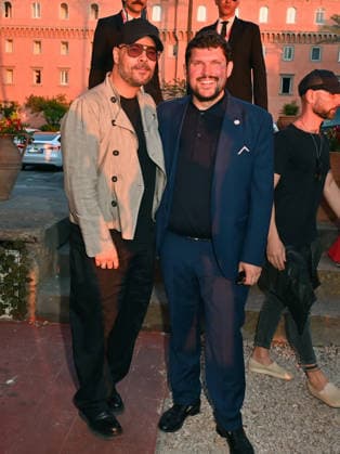 July 7, 2026, Vico Equense, Napoli, Italy: Marco D Amore and Giuseppe Alessio Nuzzo attend the 2026 Social Film Festival. Vico Equense Italy - ZUMAs197 20260707_aaa_s197_227 Copyright: xAntoninoxD Espositox