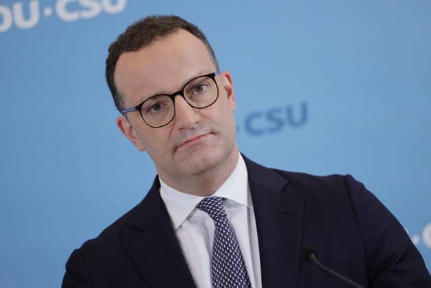 Jens Spahn (CDU), Deutschland, Berlin, Reichstag, Pressekonferenz CDU CSU *** Jens Spahn, CDU, Germany, Berlin, Reichstag, CDU-CSU Press Conference